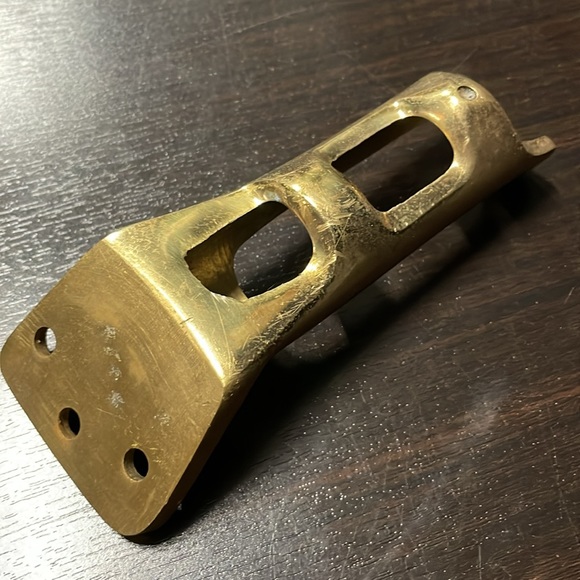 Flagpole Bracket Cast Brass - Picture 4 of 5